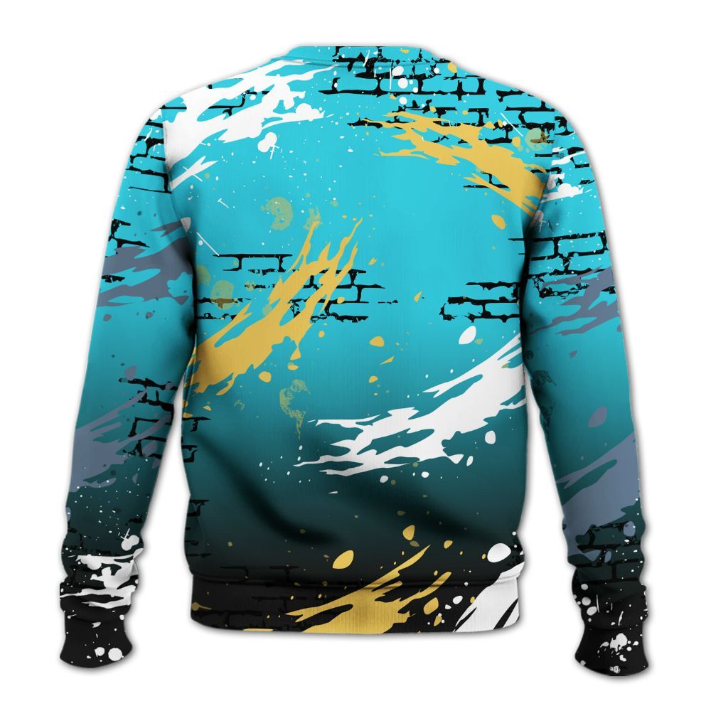 Sweatshirt To Match Retro Gamma Blue 11s - Values Of Loyalty Drip All Over Print