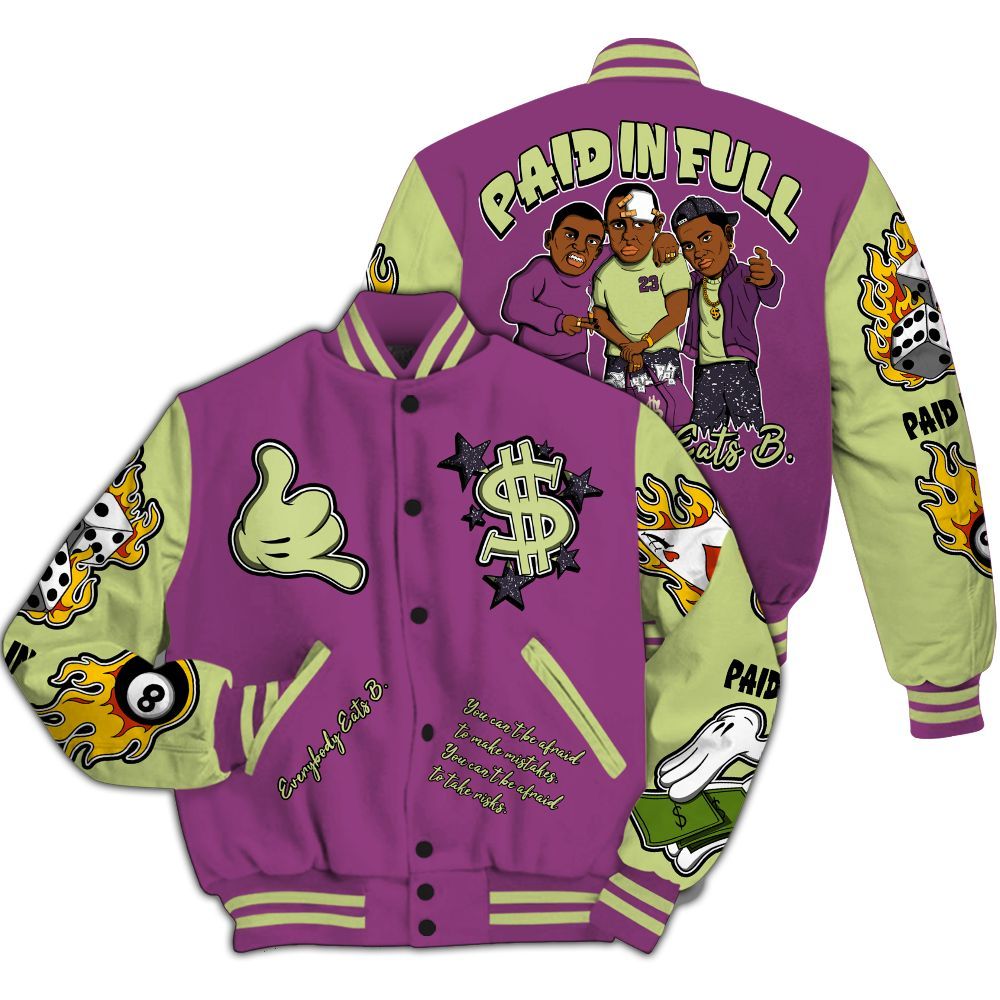 Varsity Jacket To Match Ja 2 Staregazer - Everybody Paid In Full Graphic All Over Print