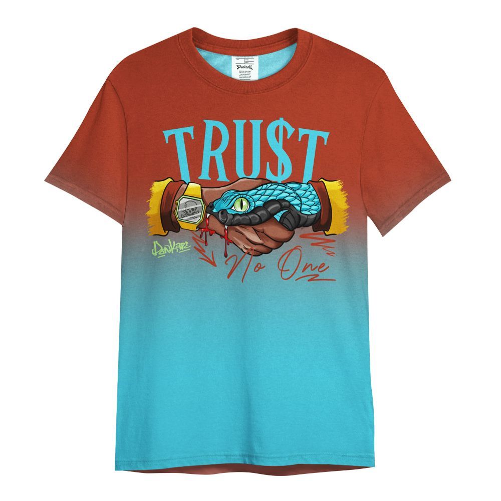 Shirt To Match SB Dunk Di'Orr Greenwood - Snake Trust No One Drip All Over Print