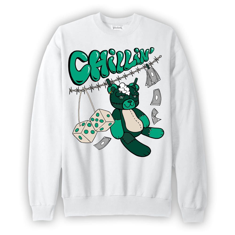 Sweatshirt To match Oxidized Green 4s Sweatshirt - Chillin Hugz Graphic