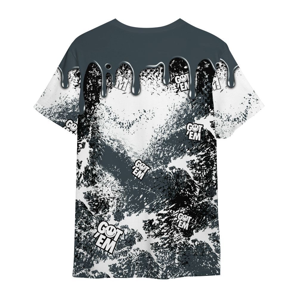 Shirt To Match Air Max Sunder Gore Tex Black - Dripping 23 Drip All Over Print