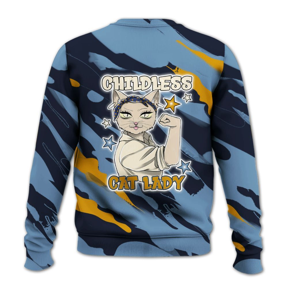 Sweatshirt To Match High OG First In Flight 1s - Childless Kat Lady All Over Print