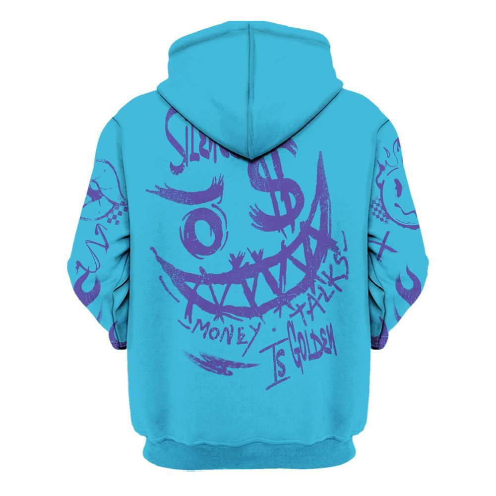 Hoodie To Match Retro Aqua 6s - Mouth Burning Street Style All Over Print