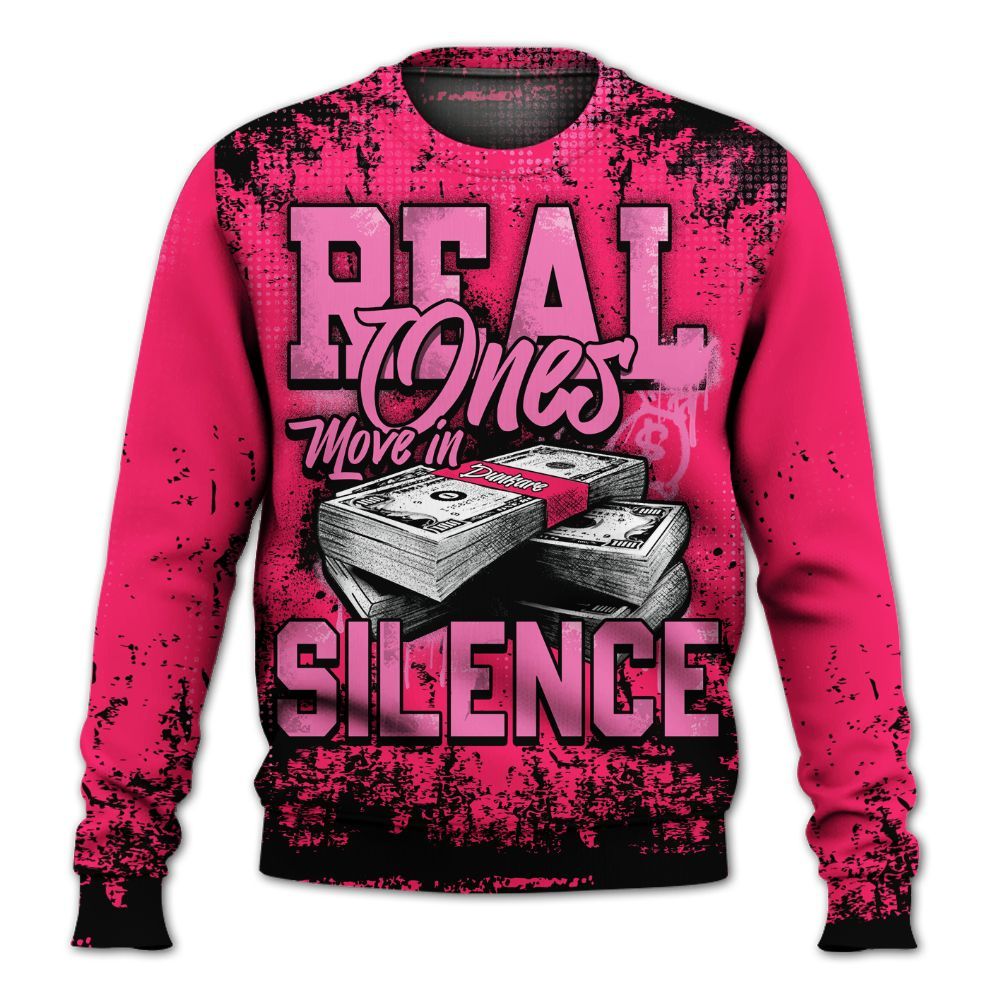 Sweatshirt To Match Air VaporMax Plus Triple Pink - Move In Silence Money Street Retro All Over Print