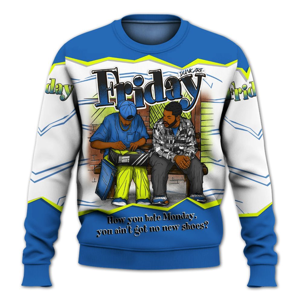 Sweatshirt To Match Griffey Max 1 Varsity Royal - Friday Movie 90s TV All Over Print