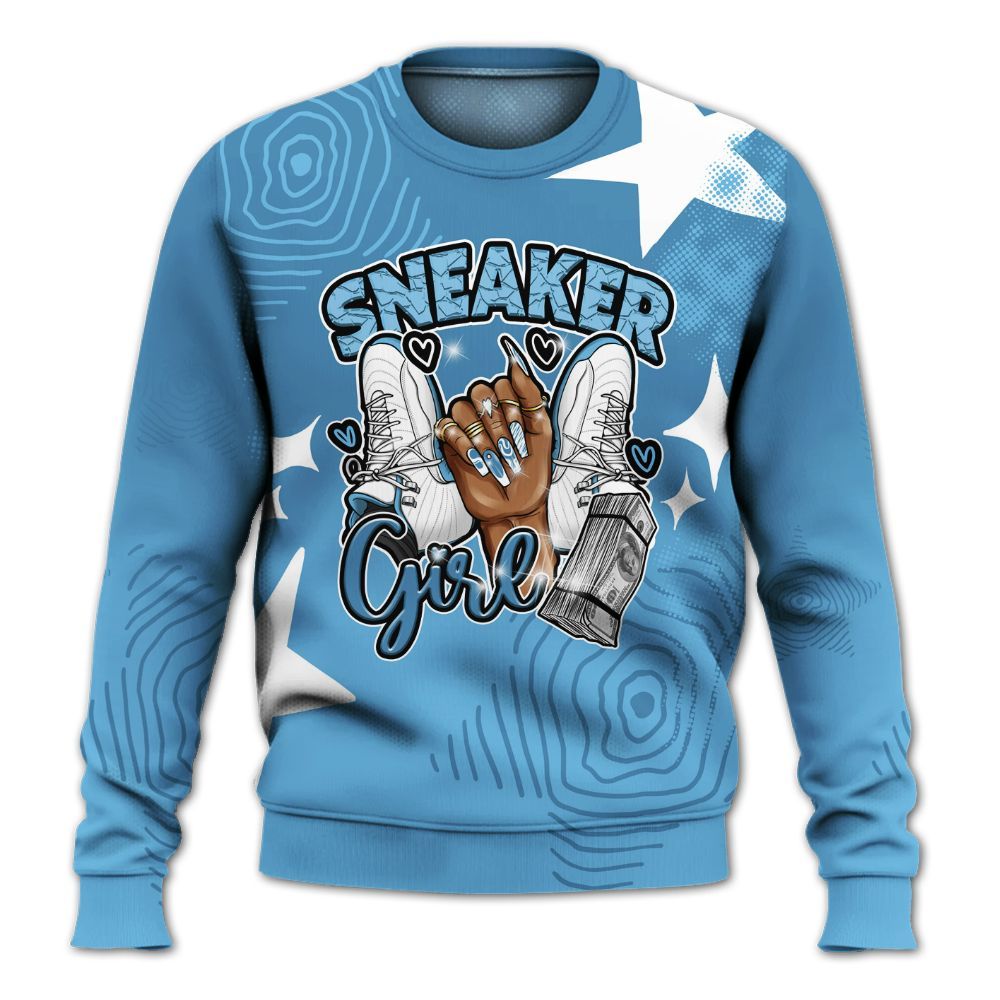 Sweatshirt To Match Melo 12s - Sneakerz Girlz Unique Starz All Over Print