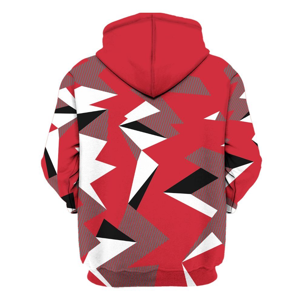 Hoodie To Match Bunny 2025 8s - Geometric Camouflage Pattern All Over Print
