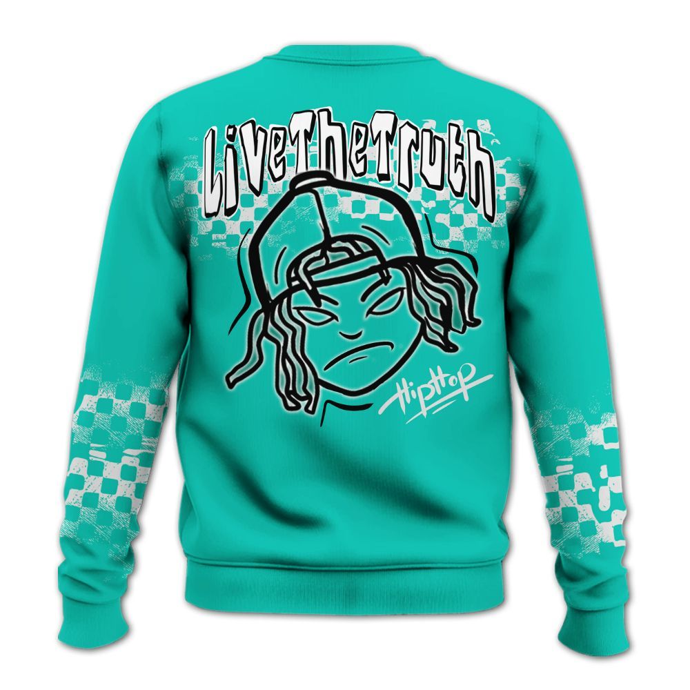 Sweatshirt To Match Dunk Low Clear Jade - Feel Life Street Style All Over Print