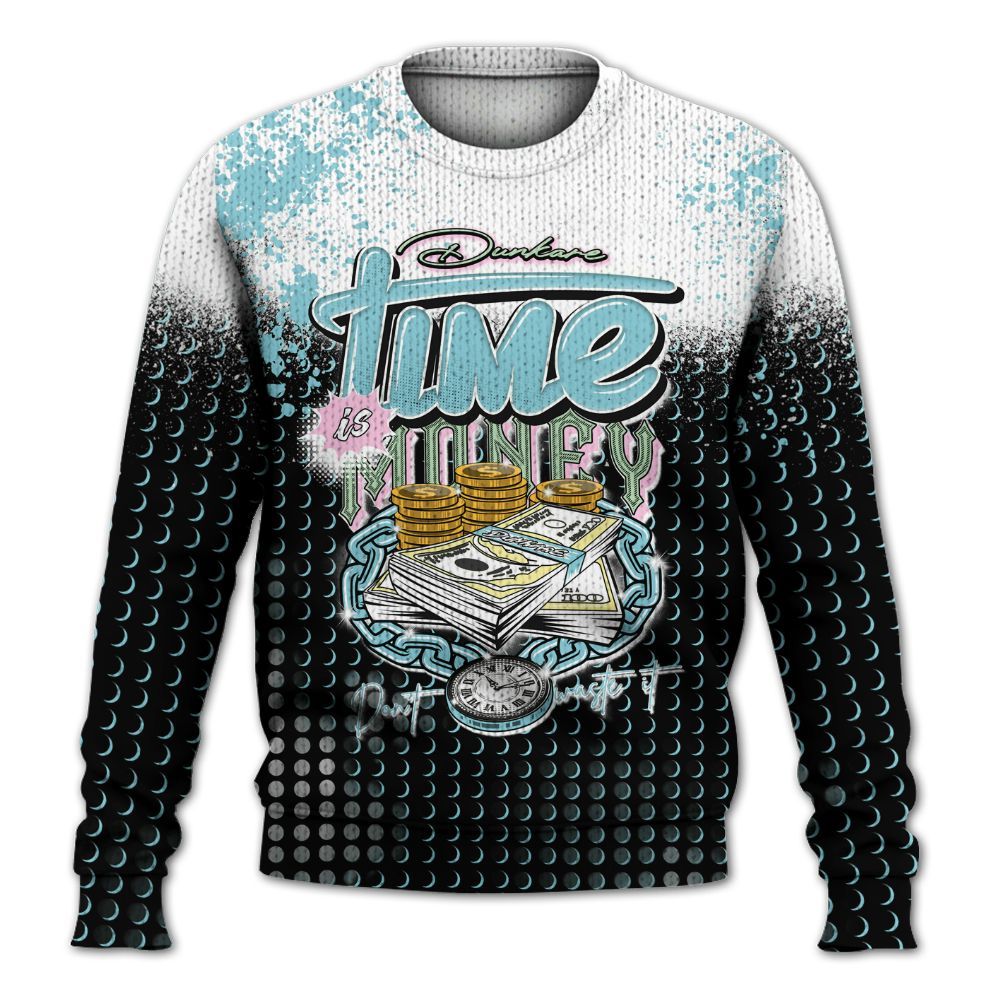 Knitted Sweater To Match SB Dunk Low Visty - Halftone Time Is Money