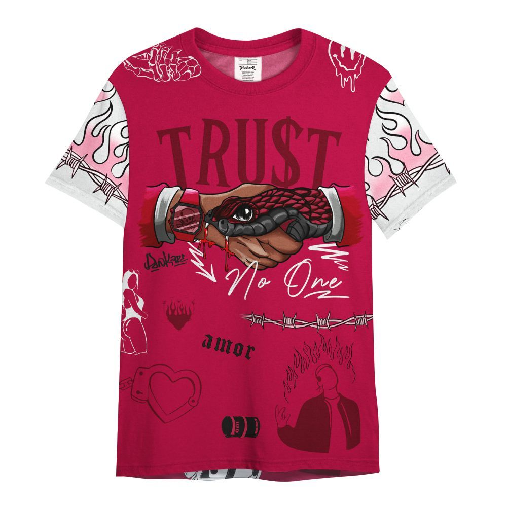 Shirt To Match Retro Chicago 2s - Snake Trust No One All Over Print