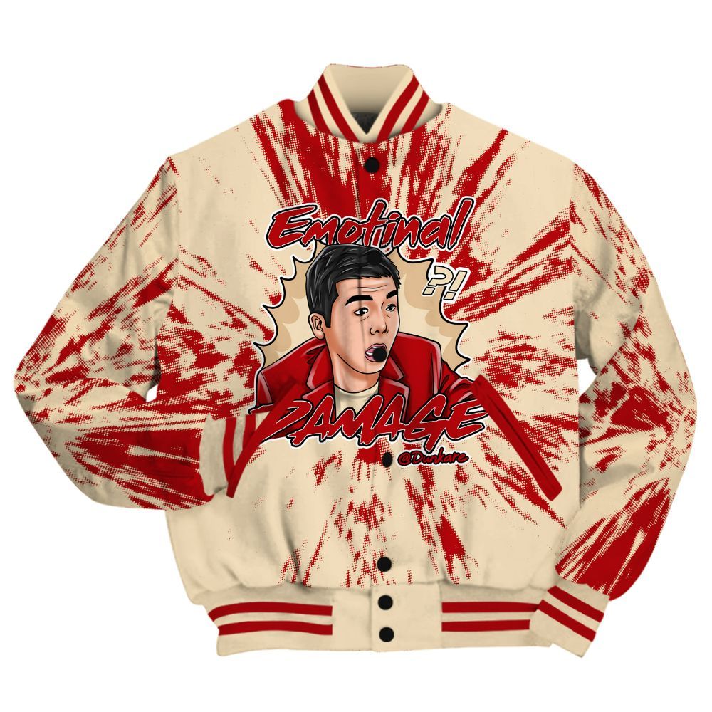 Varsity Jacket To Match Dunk Low Strawberry Waffle Shirt - Damaged Meme Shirt Unisex Outfit All Over Print
