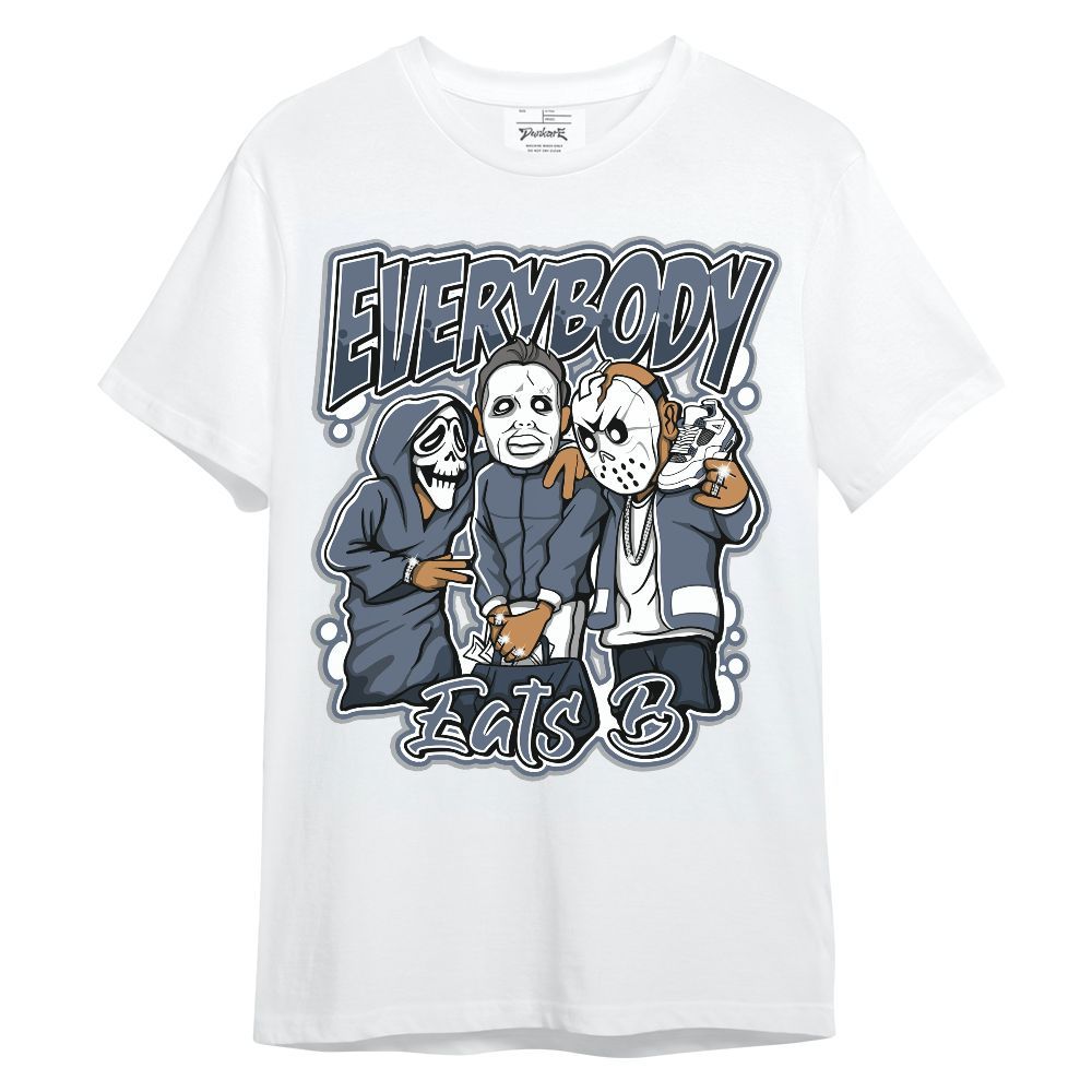 Shirt To Match Low Diffused Blue 11s - Everybody Eatin Bro Graphic Unisex Shirt