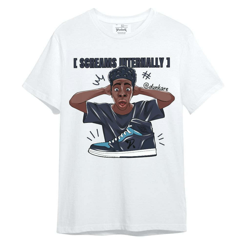 Shirt To Match Retro Obsidian 13s - Scream Internally Unisex Shirt