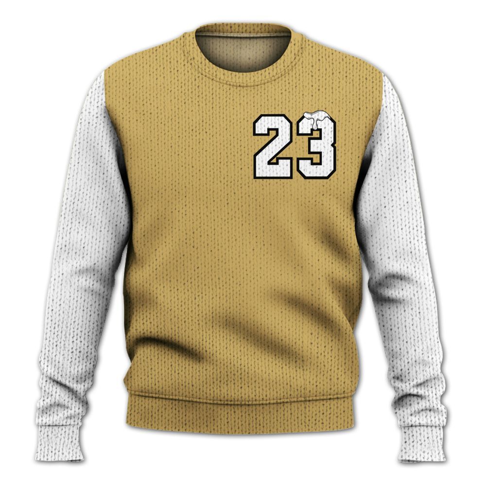 Knitted Sweater To Match Craft Paris 6s, Custom Name Number 23 Drip