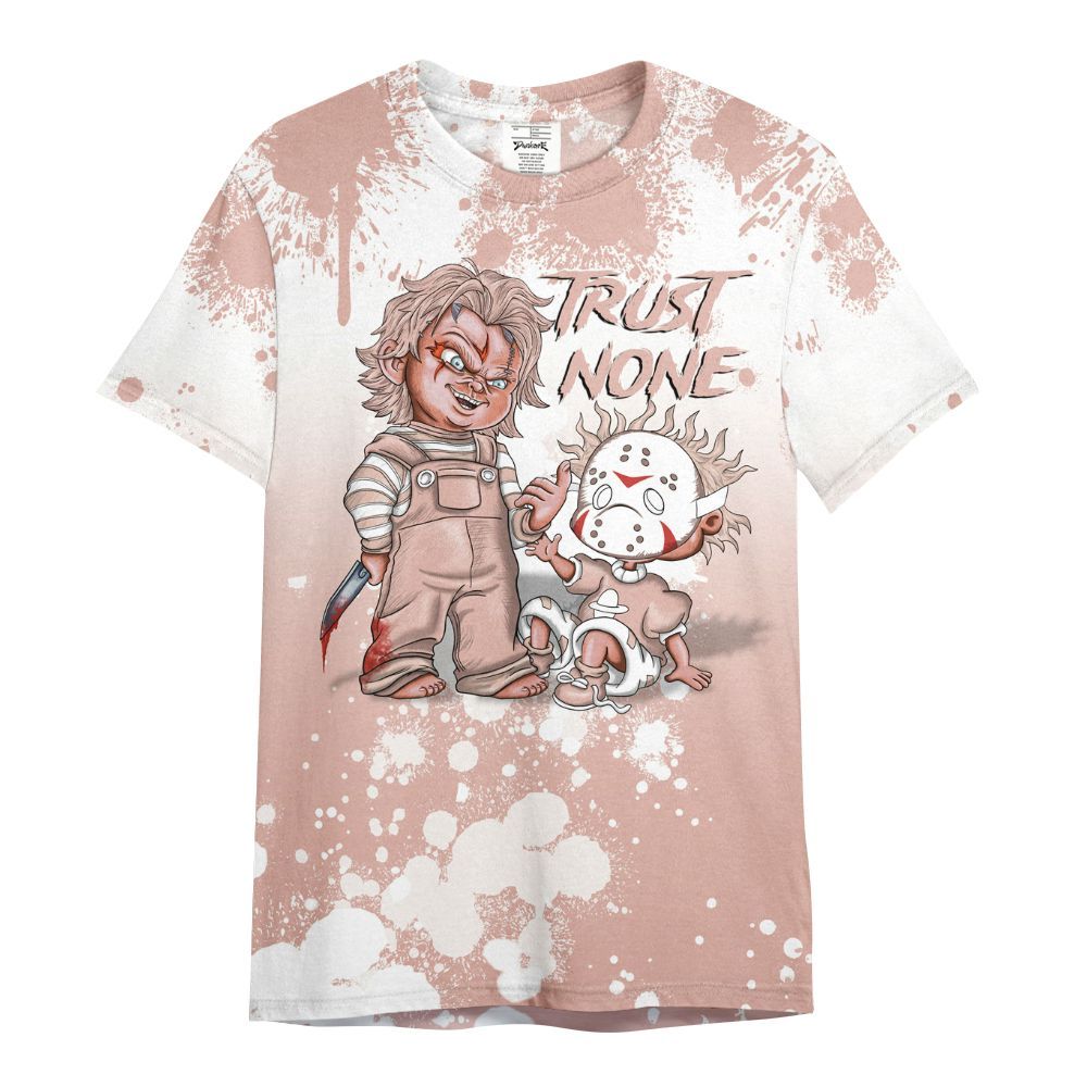 Shirt To Match Dunk Low Pink Velvet - Trust No One Scary All Over Print