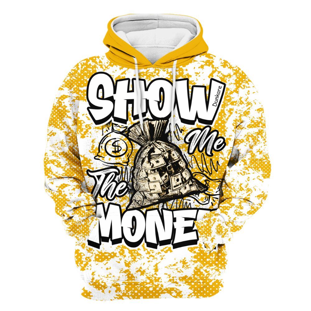 Hoodie To Match Del Sol 13s - Show Me The Money Retro All Over Print