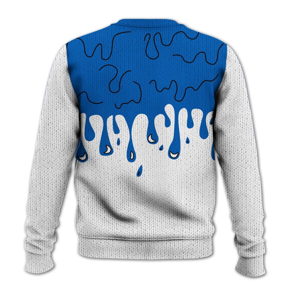 Knitted Sweater To Match Dunk Low Argon - Snake Trust No One Drip