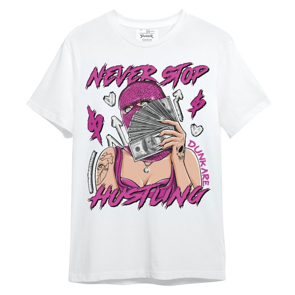 Shirt To Match Dunk Low Active Fuchsia - Hustling Unque Unisex Shirt