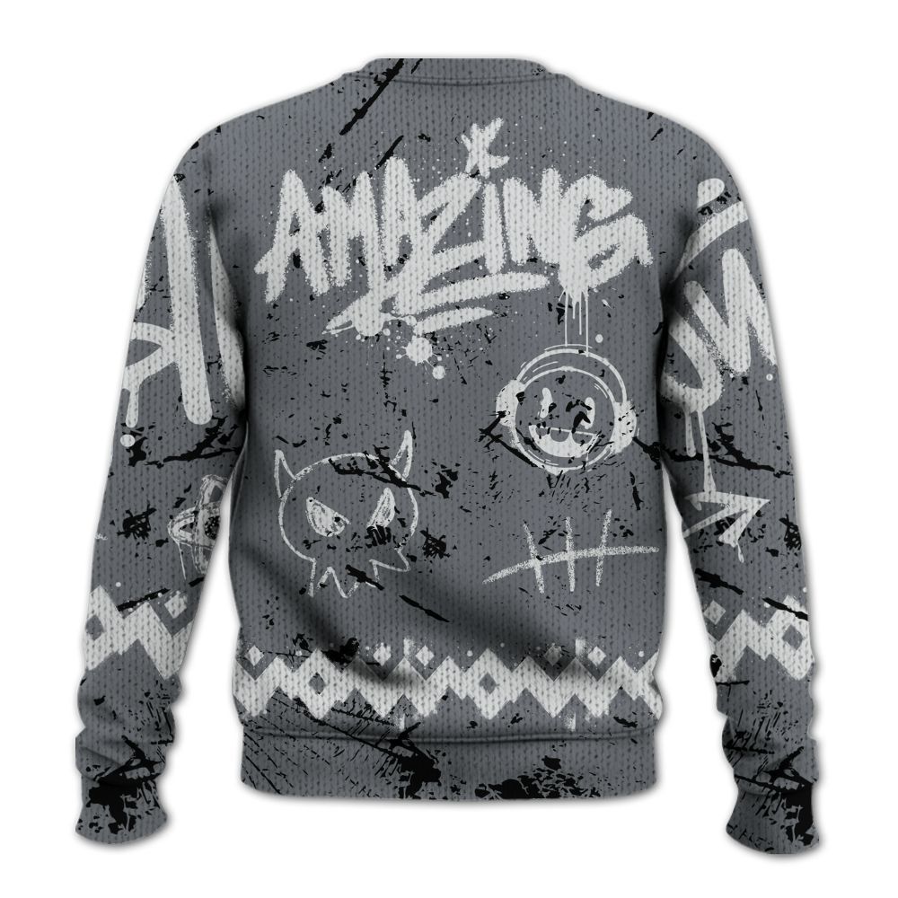 Knitted Sweater To Match Air Max DN Silver Bullet - Friday Sneaker Crayon