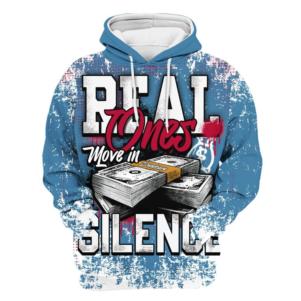Hoodie To Match GS Messy Room 4s - Move In Silence Money Street Retro All Over Print