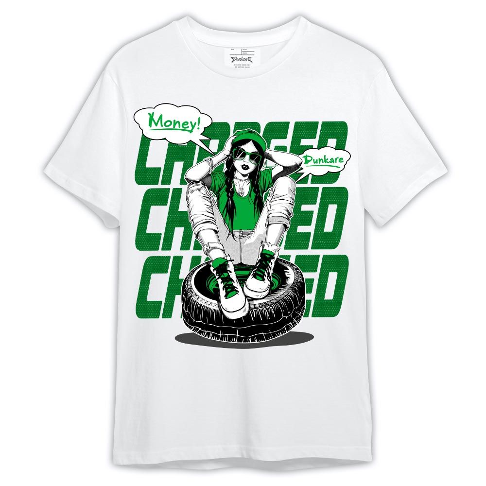 Shirt To Match Shirt Charged, Lucky Green 5s T-- To Match Sneaker Lucky Green 5s Graphic Tee 2404 LTRP