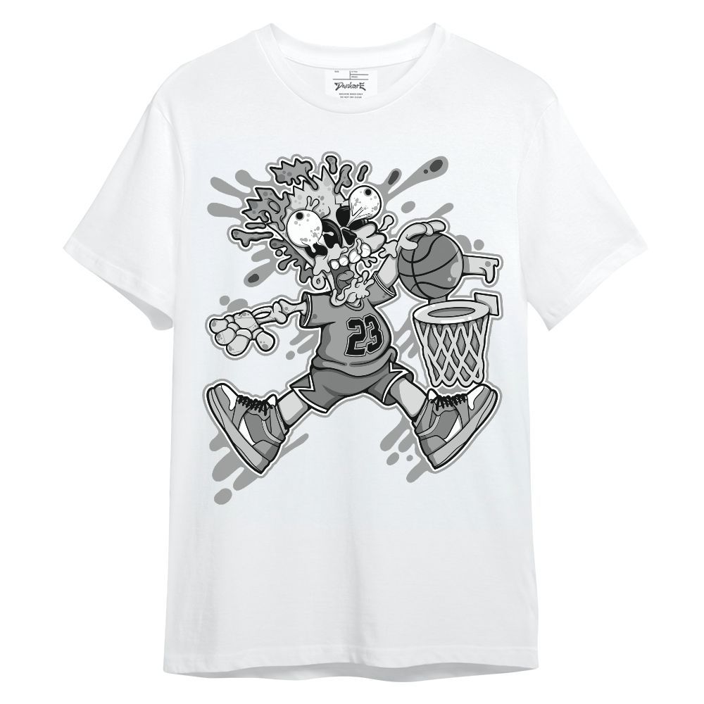 Shirt To Match Black Wolf Grey 12s - 85's Dunks Graphic Unisex Shirt