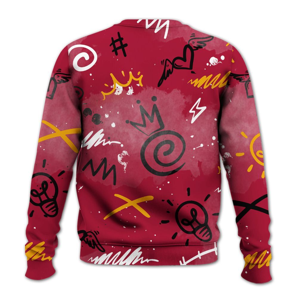 Sweatshirt To Match Cardinal 7s - Drip Been Di2ferent All Over Print