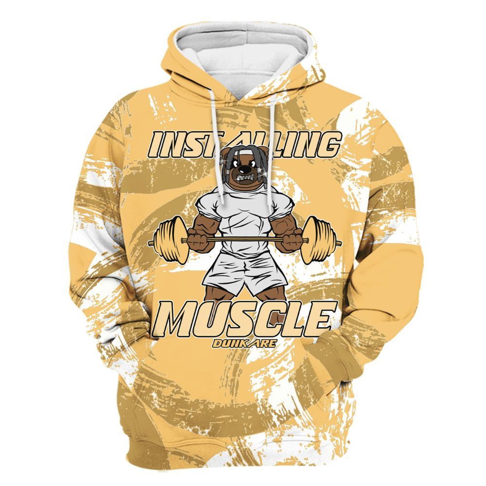 Hoodie To Match Craft Paris 6s - Installing Muscle Bear Circle Slpash All Over Print