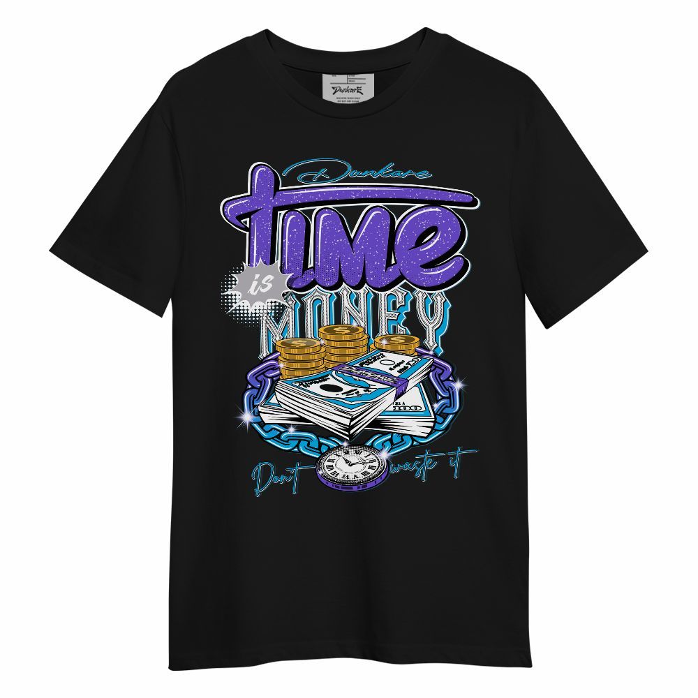Shirt To Match Retro Aqua 8s - Time Is Money Graphic