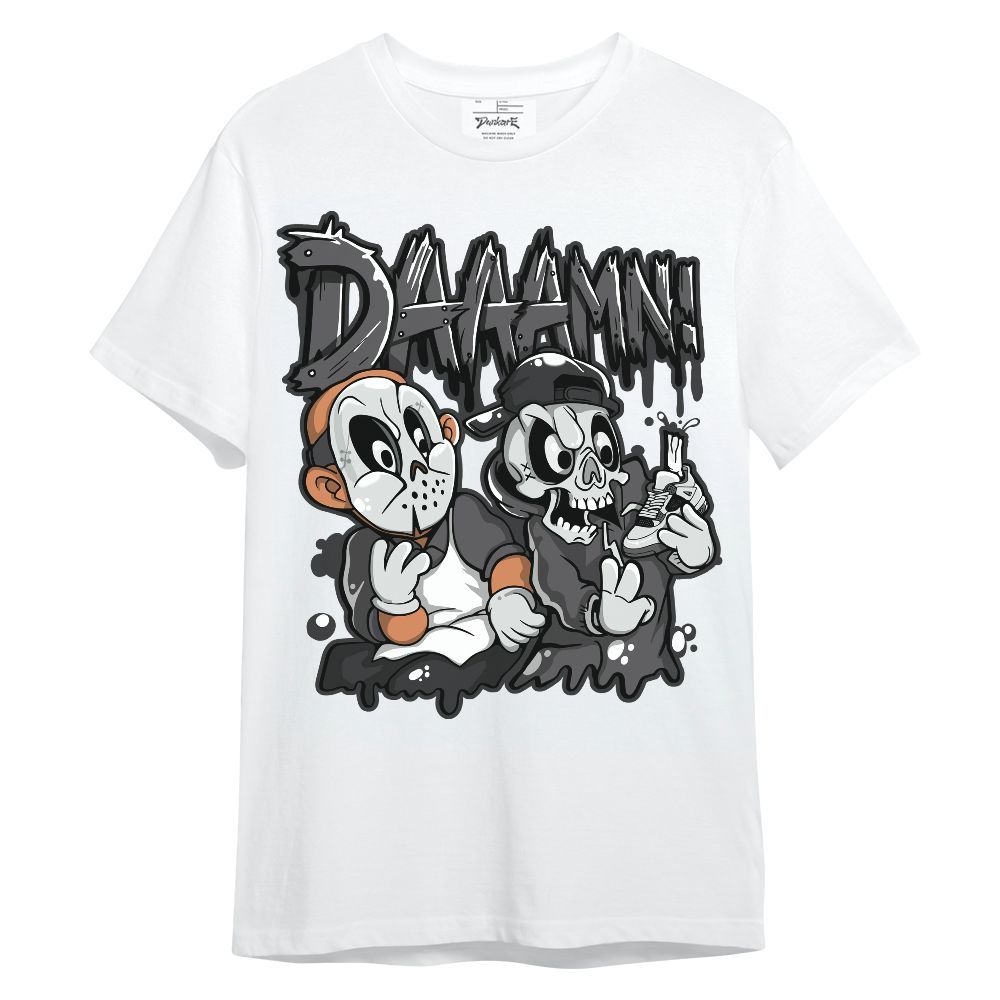 Shirt To Match White Thunder 4s - Damn Shoe Graphic Unisex Shirt