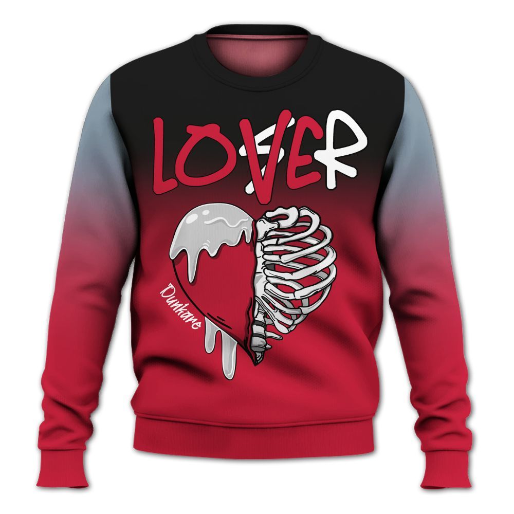 Sweatshirt To Match Retro Infrared Salesman 6s - Loser Lover Dripping All Over Print