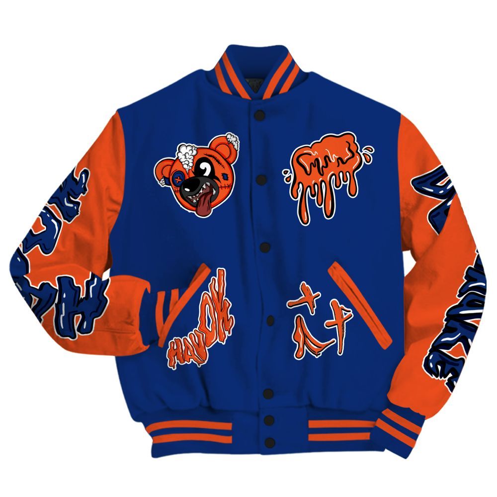 Varsity Jacket To Match Suede GS League - Havok Bear All Over Print