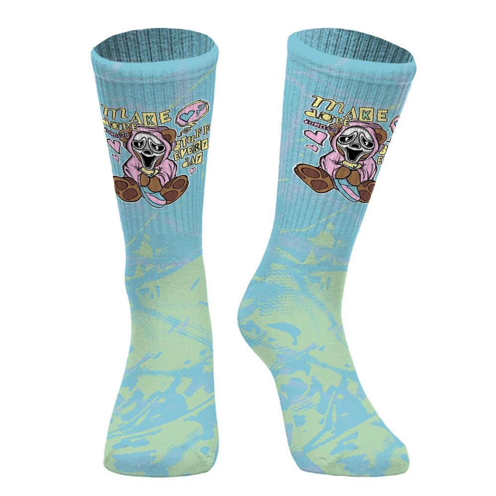 Sock To Match SB Dunk Low Visty - Make Dopes Bear Halloween Profound