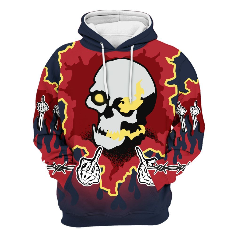 Hoodie To Match Dunk Low COJP What The 2024 - F Around Find Out Graphic Trapped All Over Print