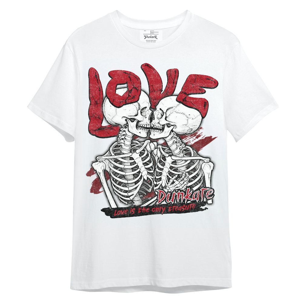 Shirt To Match Bred Velvet 11s - Skull Love Unisex Shirt