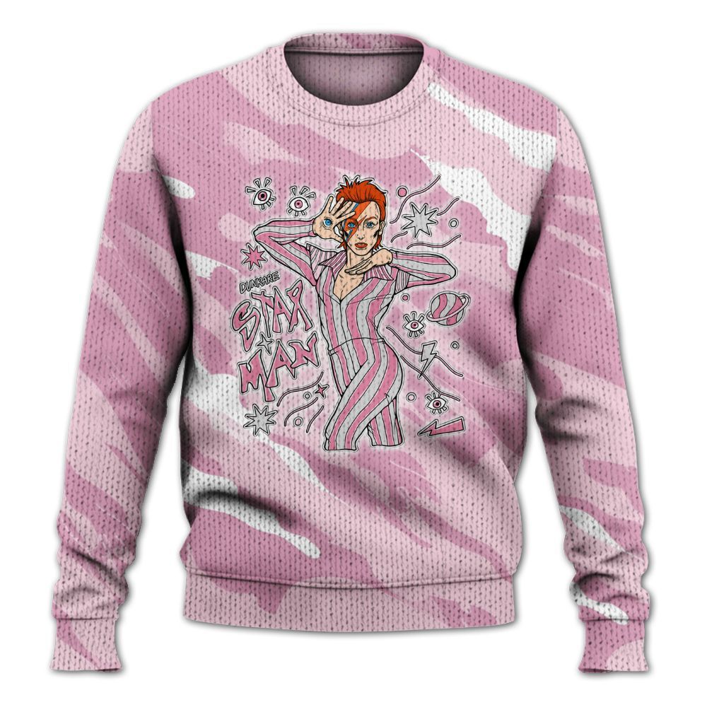 Knitted Sweater To Match Orchid 4s - Starmans Graphics Colored