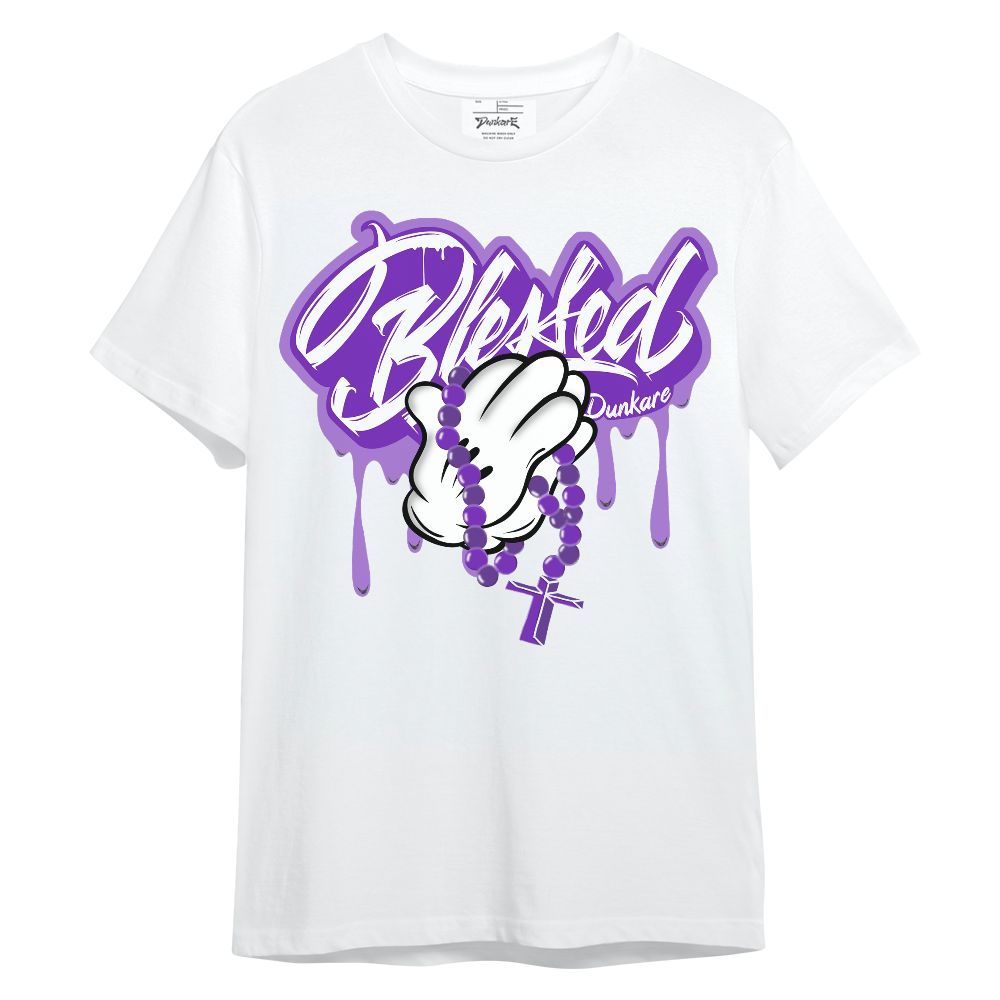 Shirt To Match Retro Dark Iris 3s - God Blessed Drip Unisex Shirt