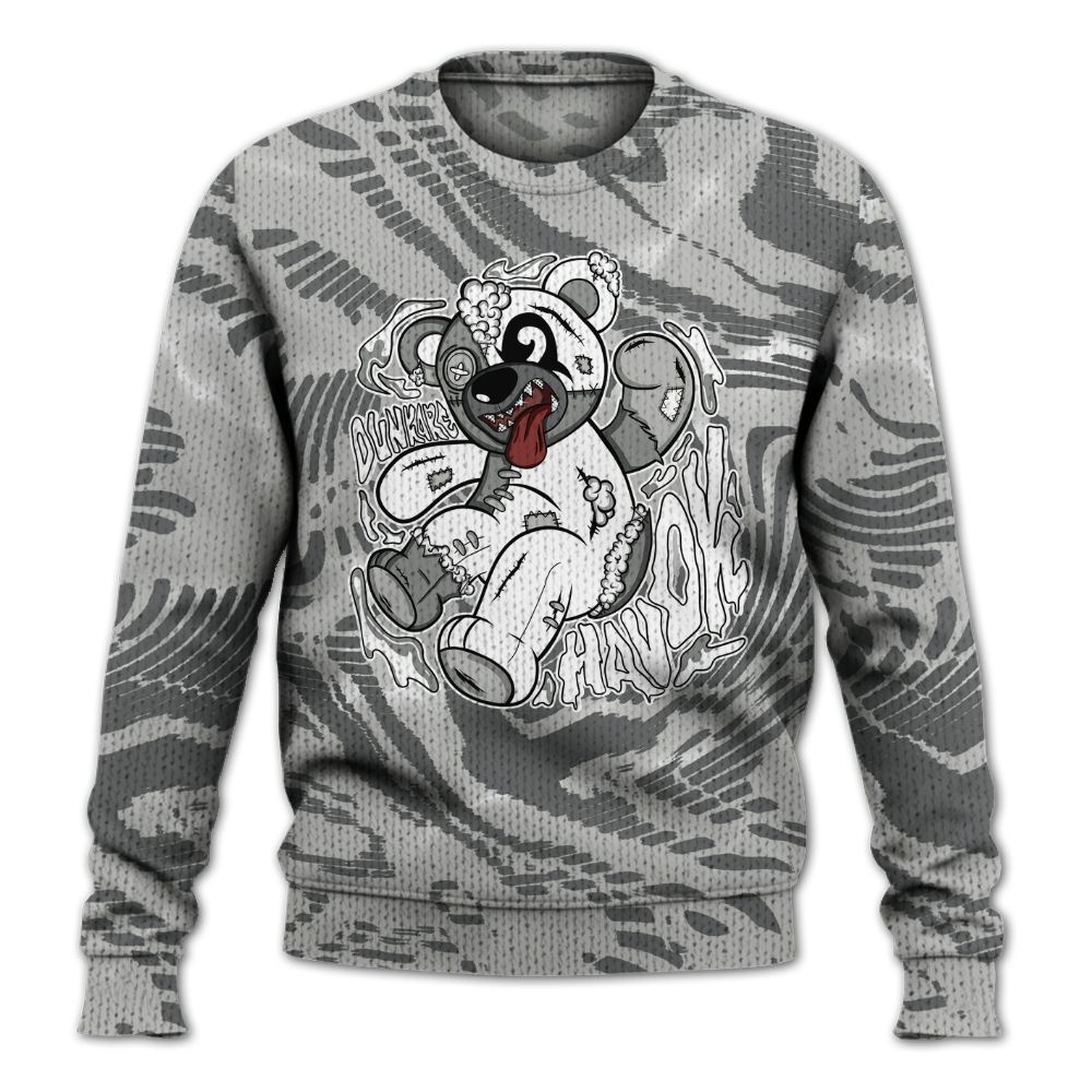 Knitted Sweater To Match Retro Wet Cement 4s - Havok Bear