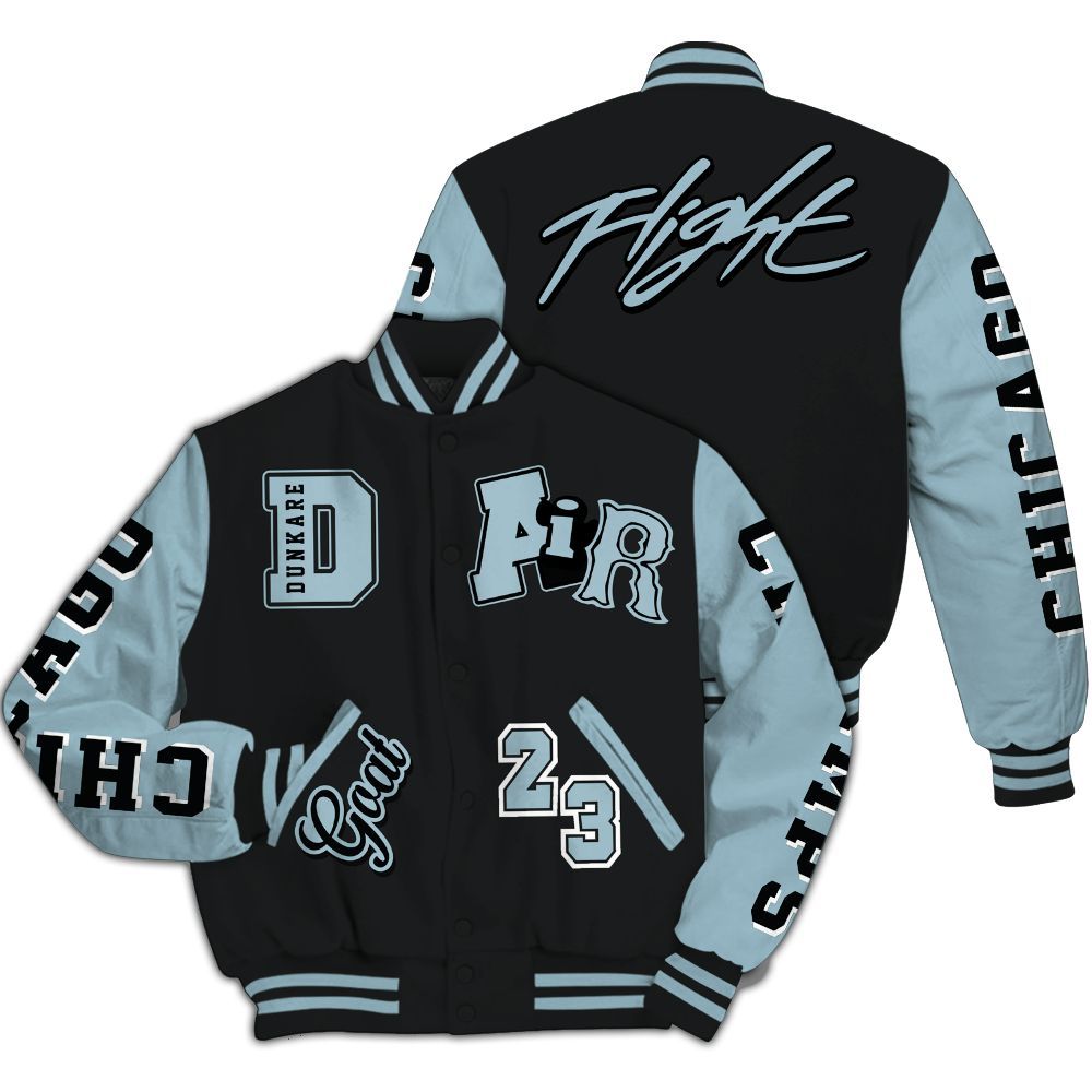 Varsity Jacket To Match Chambray 7s - AIR Number 23 GOAT All Over Print