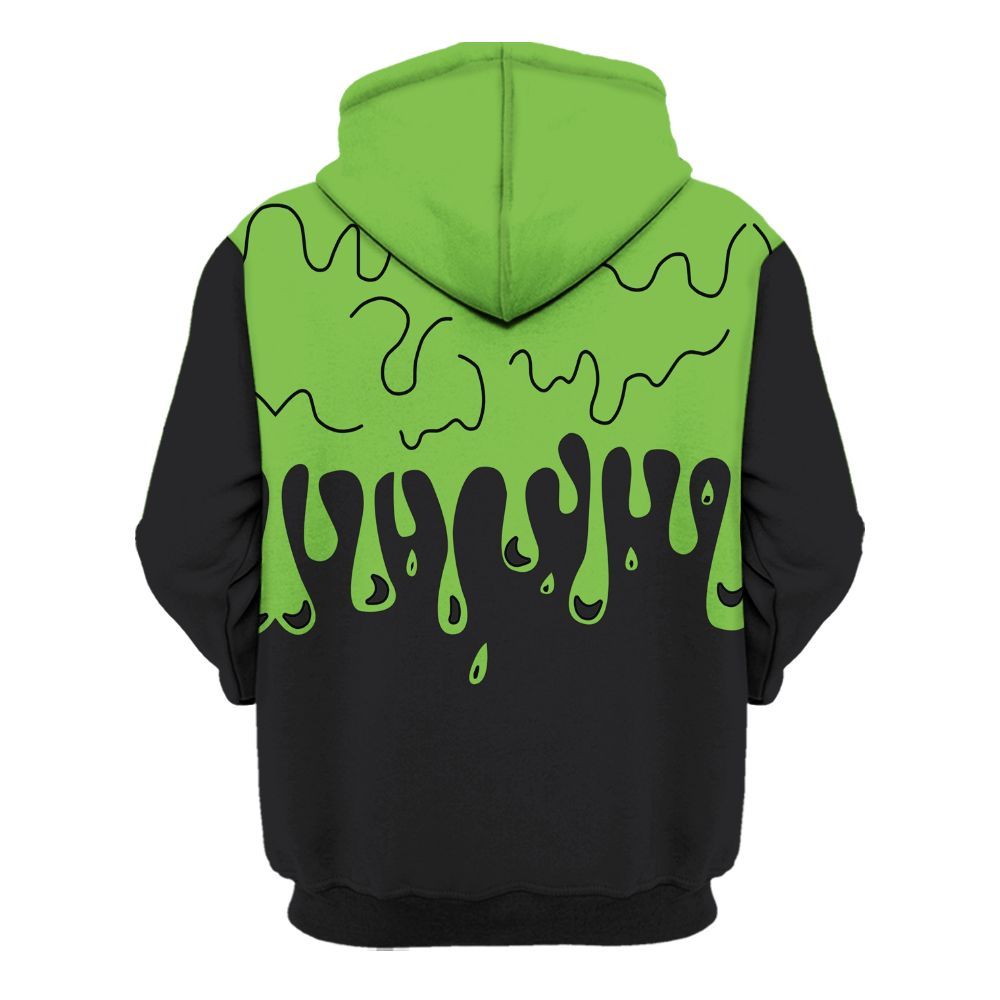 Hoodie To Match Air Max Waffle SP Action Green - Snake Trust No One Drip All Over Print