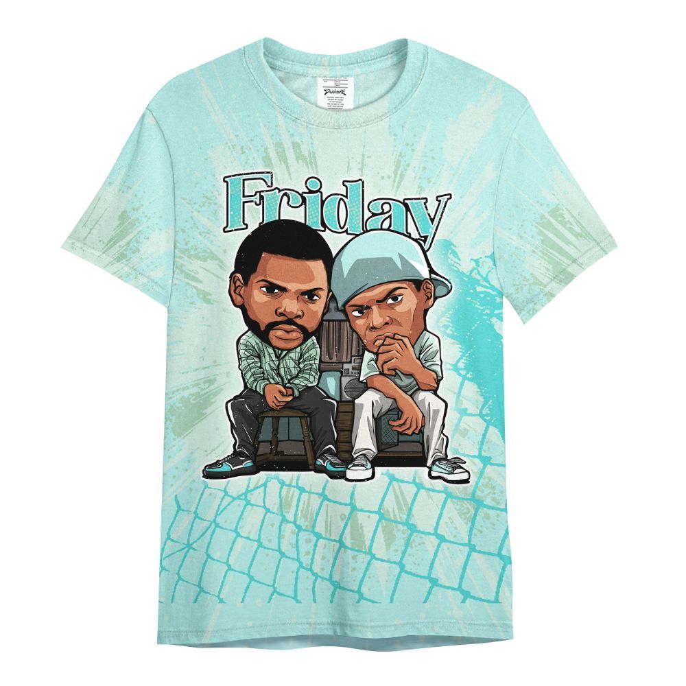 Shirt To Match Low OG Washed Teal 1s - Friday Movie All Over Print