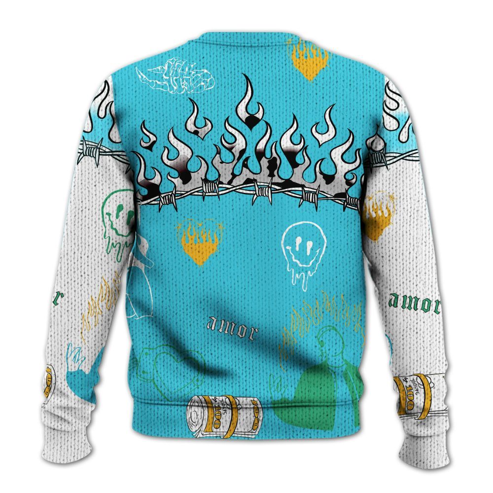 Knitted Sweater To Match Dunk Chunky Dunky - Snake Trust No One