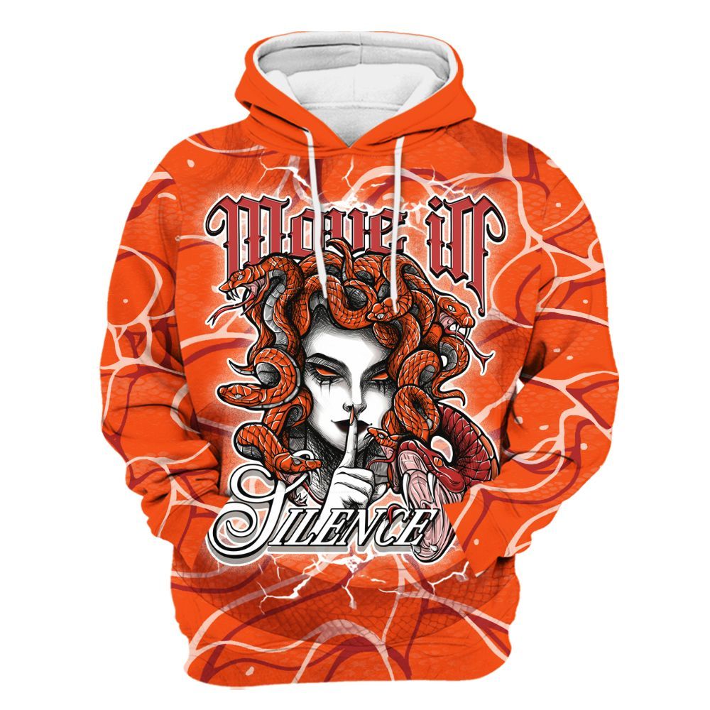Hoodie To Match Kobe 6 Protro Total Orange - Girl Move In Silence All Over Print