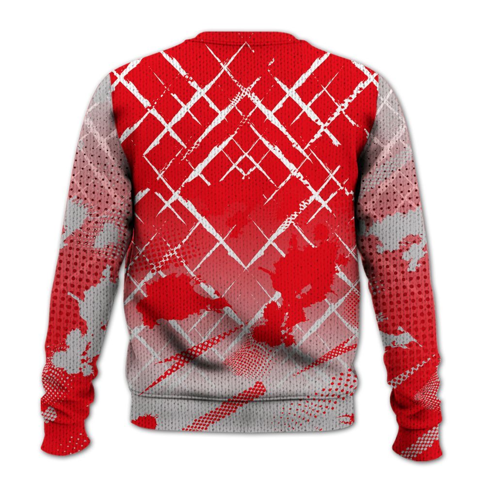 Knitted Sweater To Match Air Max 1 Low Poly - Halftone Stand Business Dripping