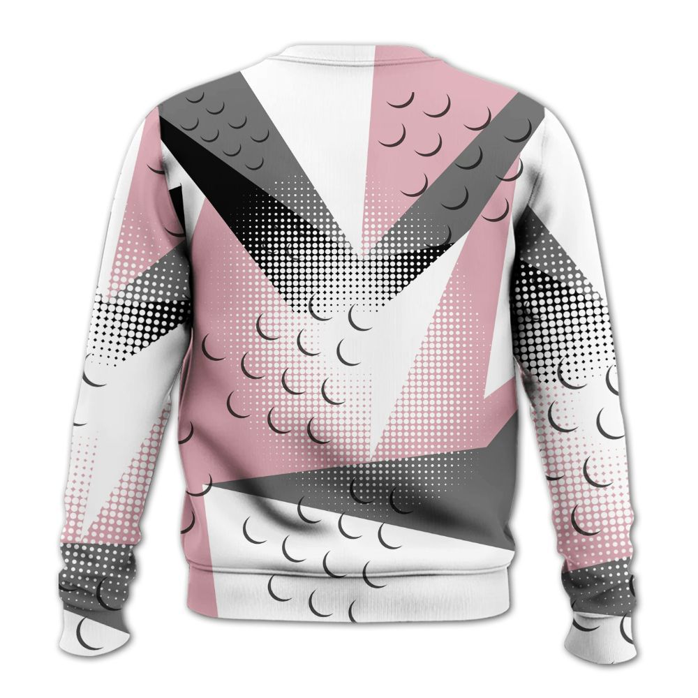 Sweatshirt To Match Air Max DN Pink Foam - Poly Custom Name Number 23 5s All Over Print