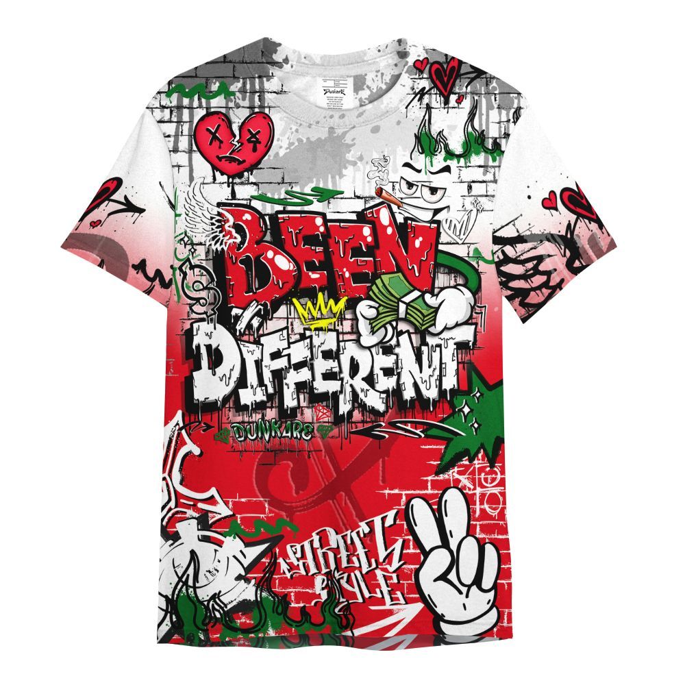 Shirt To Match Chicago 13s - Been Dif2erent Drip Graffiti All Over Print