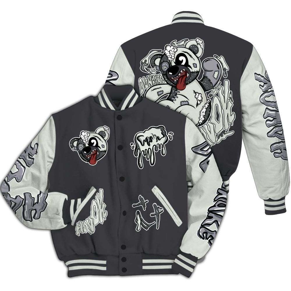 Varsity Jacket To Match Fear 4s - Havok Bear All Over Print