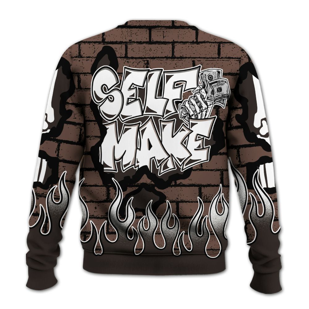 Sweatshirt To Match Air Force 1 Low Escape - Self Make Skeleton Crashed All Over Print