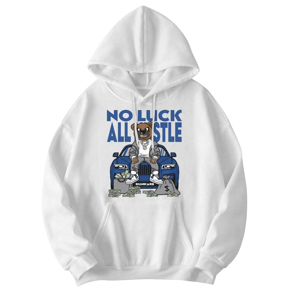Sweatshirt To Match High OG True Blue 1s - So Unlucky Bear Graphic