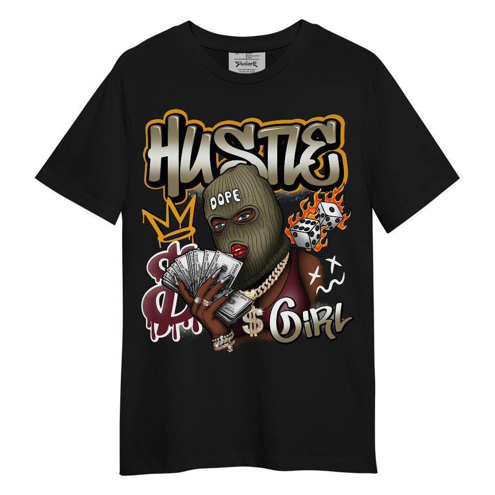 Shirt To Match Black Olive 7s - Money Hustles Girl Streetwear Unisex Shirt